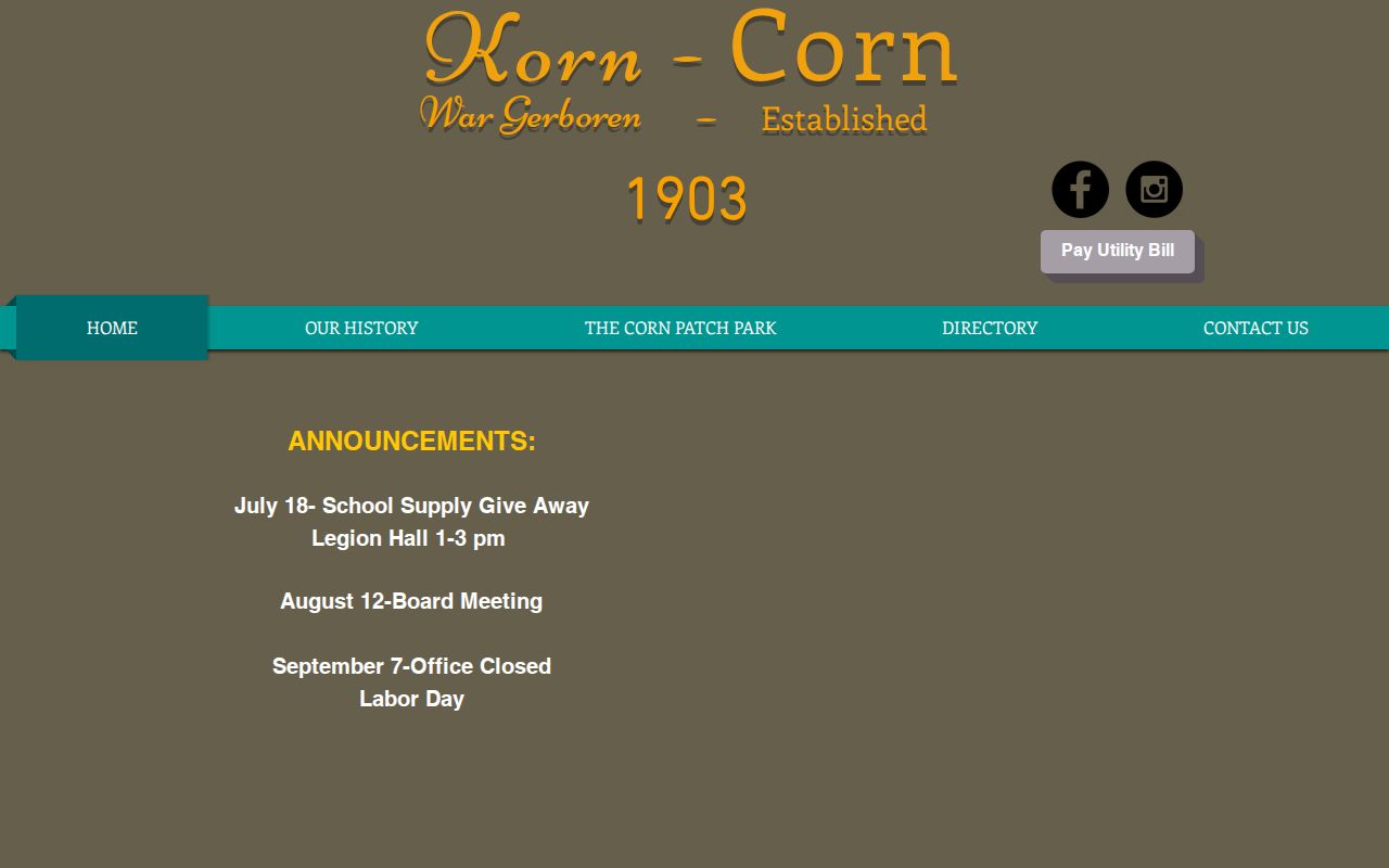 Washita County Corn warrant search town office